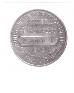 Obra: Fotografa Medalla Primer Saln Nacional de Acuarelas Petrona Viera 1949  - Petrona Viera
