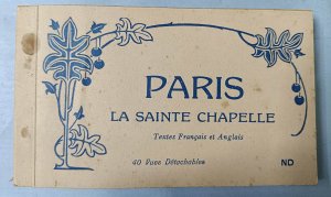 Obra: Libretas de Postales Paris La Sainte Chapelle -  Desconocido