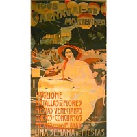 Obra: Sin ttulo. Afiche Carnaval 1908 - Pedro Blanes Viale