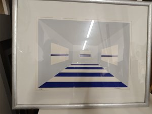 Obra: Espacio geom�trico en perspectiva - Daniel Gallo